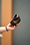 Dark Brown Men's Leather Shoes - 4