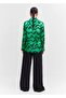 Patterned satin shirt - 4