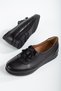 Women's Inside-Out Genuine Leather Orthopedic Flexible Rubber Laced Mother's Shoes - 3