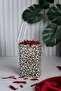 Er048-v4 Leo Patterned Rectangular Metal Storage Container 8x10 Cm