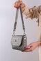 Medium Size Embossed Printed Cotton Woven Column Vegan Women's Backpack 4098 cream combination - 2