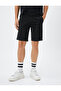 Basic Bermuda Shorts Cotton Pocket Buttoned - 3