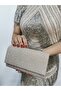 Women's Tiny Crystal Silvery Gold Evening Dress Clutch Portfolio Chain Strap Handheld Wedding Engagement Evening Bag - 5