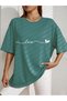 Oversize Love Signature Printed T-shirt