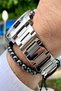 New Season Stainless Steel Strap Men's Watch, 3ATM Waterproof+ Free Bracelet Included - 4