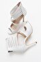 Mina White Matte 10 cm Women's Classic Heeled Shoes - 5