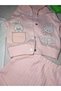 Mc Elci Baby Girl Rabbit Embroidered 3 Piece Hooded Long Sleeve Seasonal Baby Girl Bodysuit Set - 6