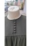 Army Green Ayrobin Fabric - No Inner Appearance Summer Tile Tile Dress (Women's Child Hijab) - 4