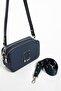 Navy Blue Mini Box - Crossbody, 2 Compartments, Shoulder and Hand Bag PBU5024 - 3