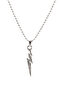 Lightning Figure Lightning Necklace - Silver Color Ball Chain - 2