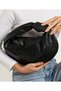 Black Braided Bag - Knot Detailed - 2