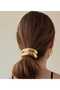Women's Elastic Hair Tie Gold - 6