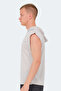 Ondina in Men's Sleeveless Beige T-Shirt - 3
