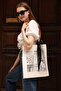 Paris Fashion Canvas Eiffel Printed Shoulder Bag - 6