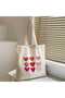 Heart Love Themed, Cloth Bag, Shoulder Bag, Thick Tote Bag