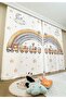 Safari Train Patterned Children's & Baby's Room Background Curtain (Single Panel Pricing) - 2