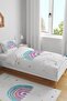 Shimmering Rainbow Patterned Single Baby Kids Bedding Set - 2