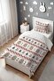 Cross Stitch Processing Cookie Patterned Single Baby Kids Bedding Set - 3