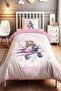 Pink Pilot Teddy Bear Patterned Single Baby Kids Bedding Set