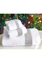 (3-Piece Luxury Bathroom Set) Gift, Dowry, Special Production Two-Tone Bathroom, Head and Hand Towel Set