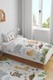 Safari Friends Patterned Single Baby Kids Bedding Set - 2