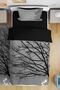 Black Tree Patterned Single Baby Kids Bedding Set