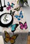 Thai Feather Woven Premium Stain Resistant Fabric Tablecloth Runner with 3d Butterfly 40x140cm Rnr130