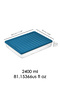 8-Piece Storage Container, Microwave Compatible Food Storage Container Petrol 8 X 2400 ml - 8