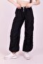 Women's Parachute Ankle Adjustable Loose Pants - 4