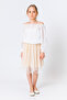 Girl's Asymmetrical Tulle Skirt