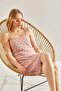 Women's Powder Openwork Lined Knitwear Dress 20246099 - 2
