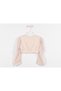 Girl's Tulle Sleeve Detailed Bolero - 4