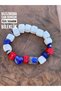 Glass Basement Bead Bracelet Glass Beaded Bracelet