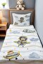Striped Pilot Animals Patterned Pique Set (160x230cm) - 2