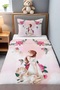 Long Haired Princess Patterned Pique Set (160x230cm) - 2