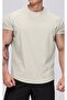 Ghassy Co. Men's Running Sports Raglan Oval-Cut Jersey T-shirt - 3