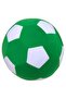 Green-White Plush Ball Soft Textured Playing at Home Normal Size Toy Plush Ball