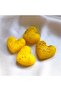 4-Piece Single Mold Heart Silicone Mold - Scented Stone, Soap and Candle Detailed K-1249 - 3