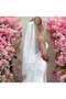 Veil Short Piping Edge Elegant and fashionable veil