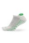 Odor-Free Running and Walking Men's Booties Green Silver Socks Pack of 3 - 3