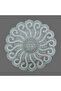 American Serving Plate and Runner Kitchen Set for 6 Persons Octopus Table Presentation Set Dowry Box Cream - 3