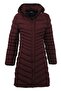 Women's Long Removable Hooded Padded Water Repellent Puffer Jacket 8642 - 4