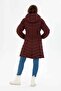 Women's Long Removable Hooded Padded Water Repellent Puffer Jacket 8642 - 3