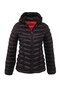 Women's Short Fixed Hooded Padded Sports Puffer Jacket 8639 - 4
