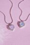 Glitter Heart Steel Necklace - 5