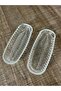 2-piece boat plate Santa 2-piece Glass Boat Plate jam snack breakfast presentation plate 20*8 Cm - 4