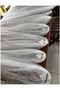 Width 1.5 CM Length: 1.5 cm BRIDAL VEIL WITH PEARL, BRIDE PEARL FABRIC WHITE COLOR PEARL VEIL, BUCKLE VEIL - 3