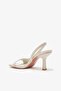 Mishy Beige Genuine Leather Women's Heeled Shoes - 3