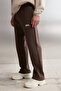 Freddy Men's Regular Fit Soft Fabric Printed 3 Pocket Bitter Brown Sweatpants