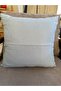 Punchhatolyesi sea fish model hand embroidered punch panch cushion cover baby blue - 5